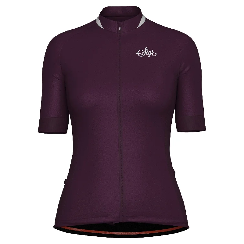 Lila Hortensia Women's Purple Cycling Jersey