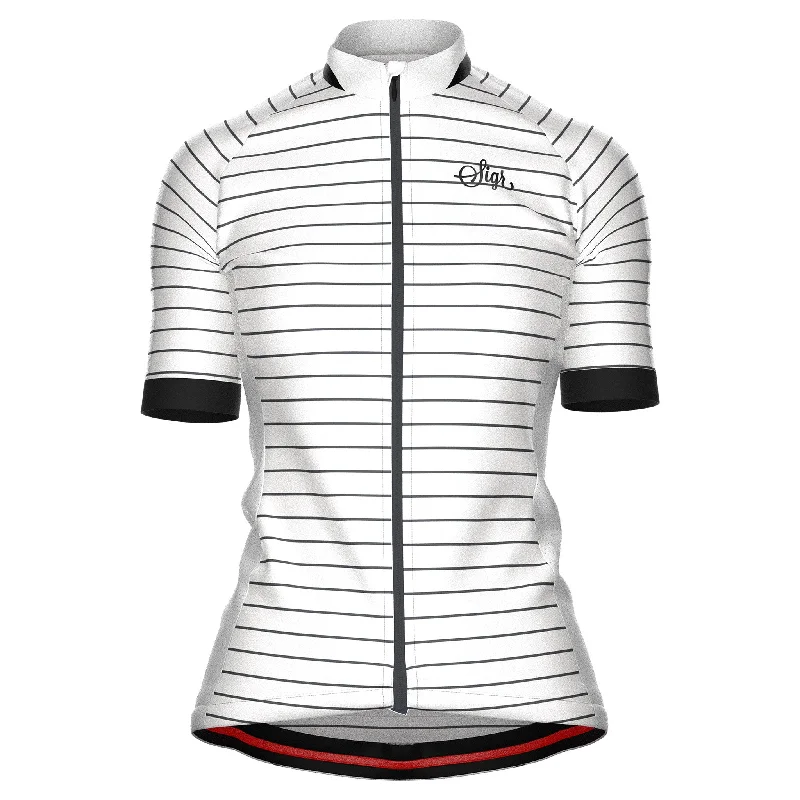 White Horizon Women's Cycling Jersey for Women