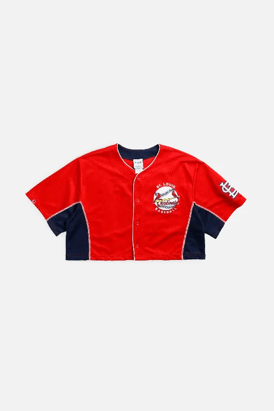 Rework Crop St. Louis Cardinals MLB Jersey - XL