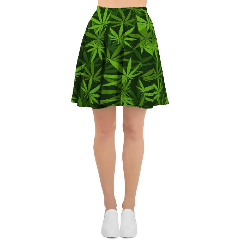 Reggae Leaf Rasta Women's Skirt