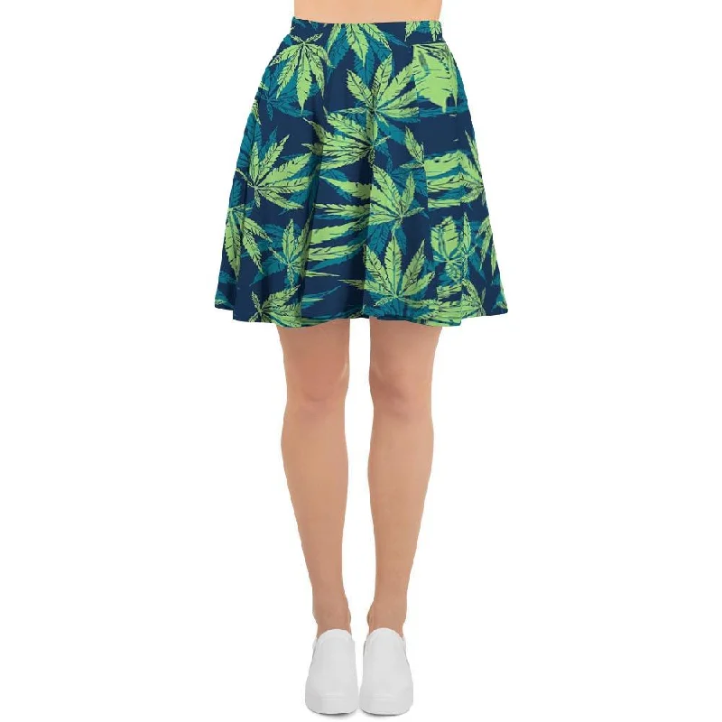 Reggae Leaf Tropical Women's Skirt