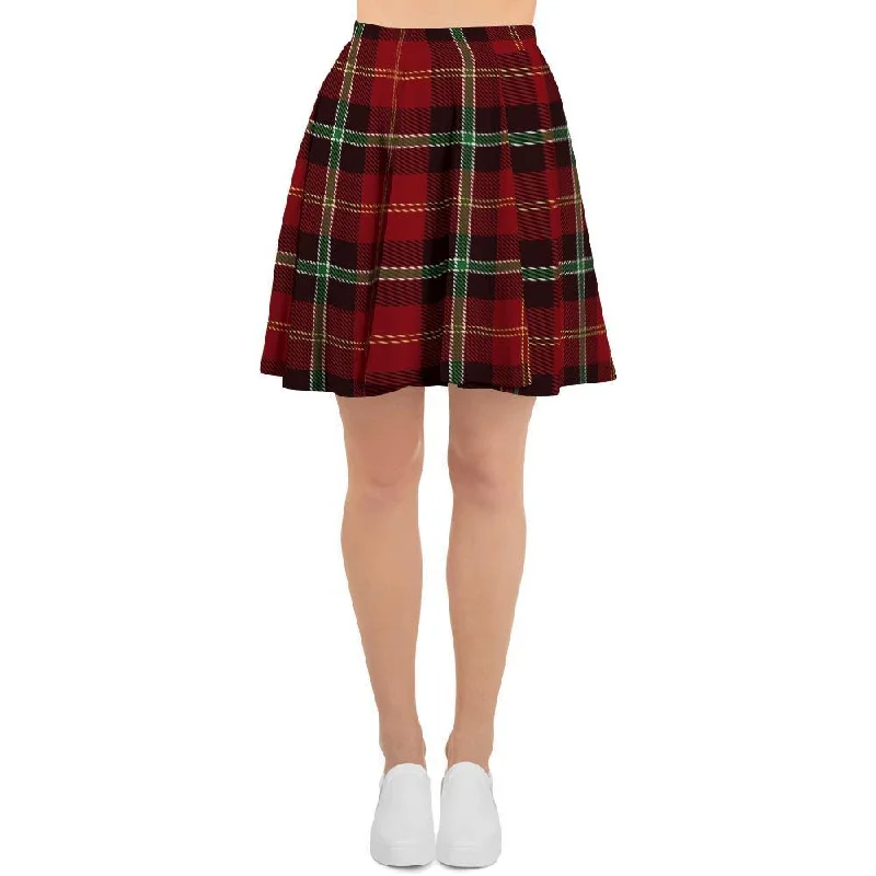 Royal Stewart Red Plaid Tartan Women's Skirt