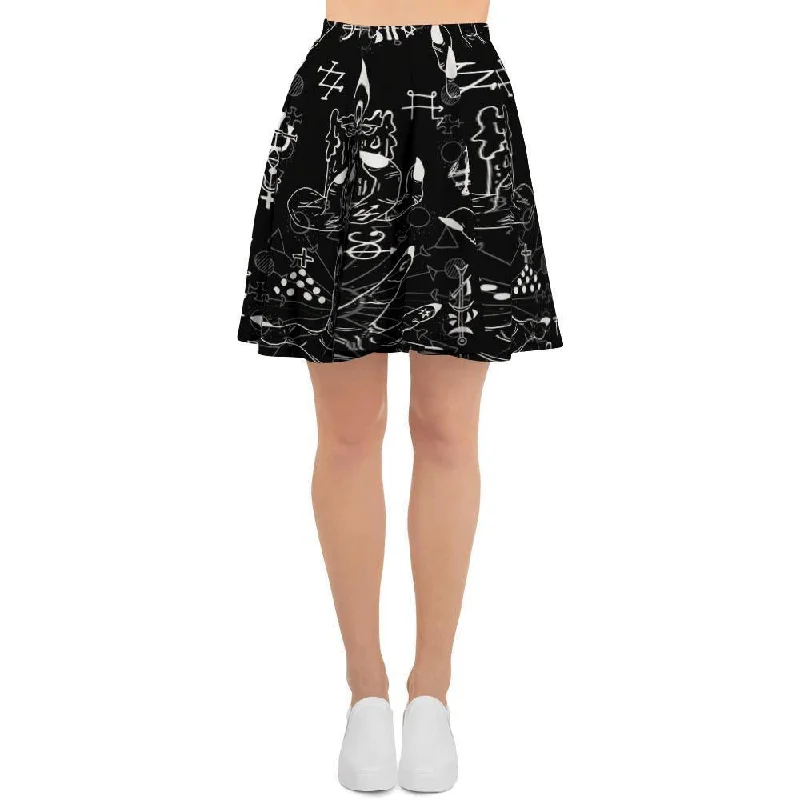 Satanic Gothic Witch Women's Skirt