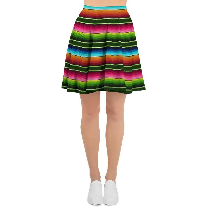 Serape Baja Mexican Women's Skirt