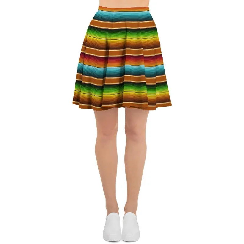 Serape Print Women's Skirt