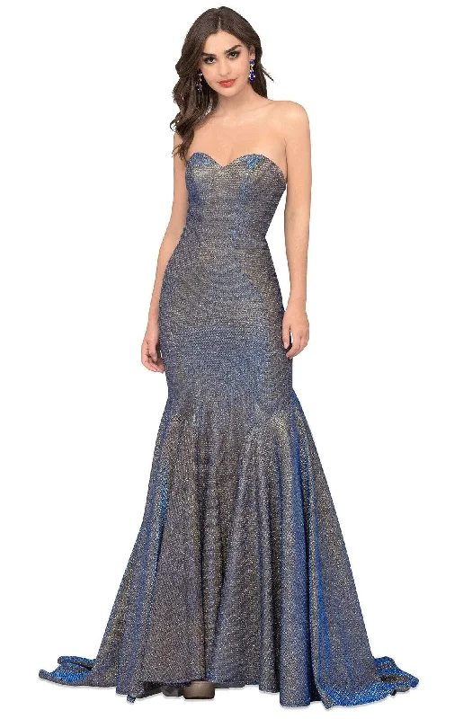 Cecilia Couture - 1453 Strapless Sweetheart Mermaid Gown With Train