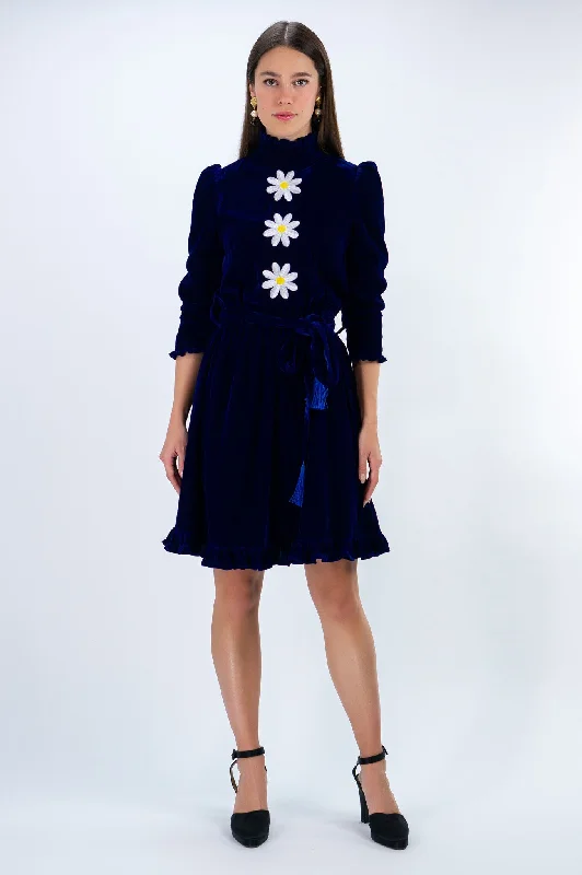 Daisy Velvet Dress