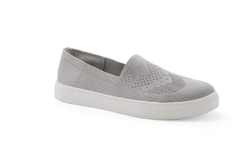 Earl Grey Slip on Sneaker in Lt. Gray