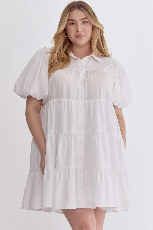 Ella Dress in White +