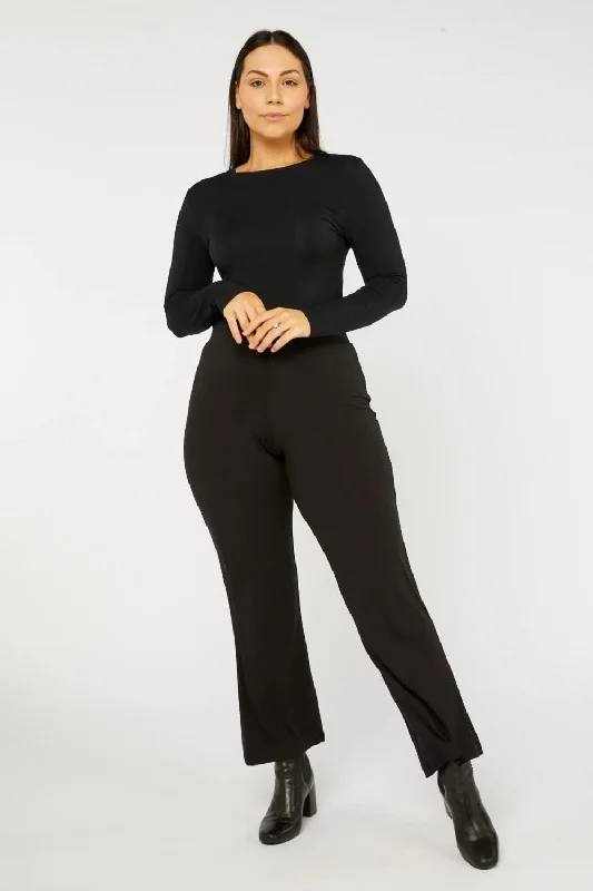 Full Straight Pant | Black