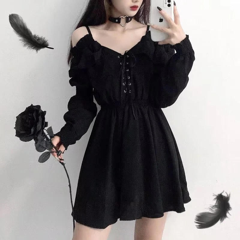 Slouchy Goth Dress