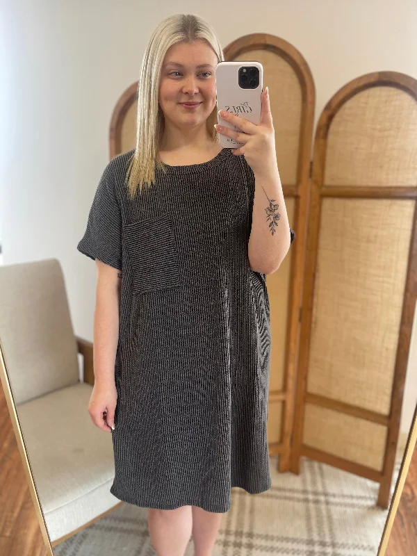 Indy Dress in Charcoal +