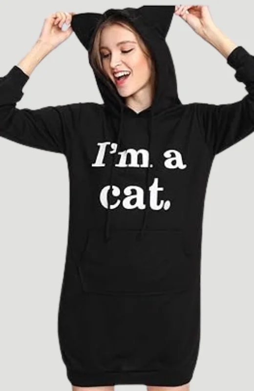 Kitty Hoodie Dress - KUCAH