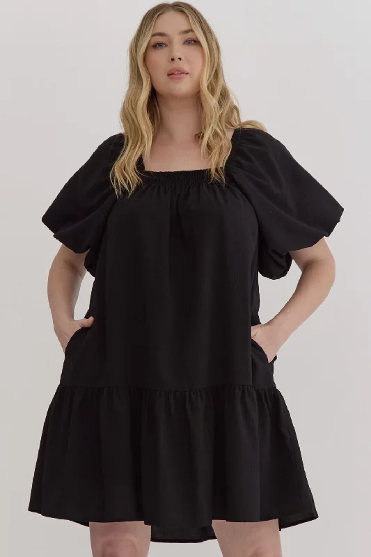 Lindsey Dress in Black +