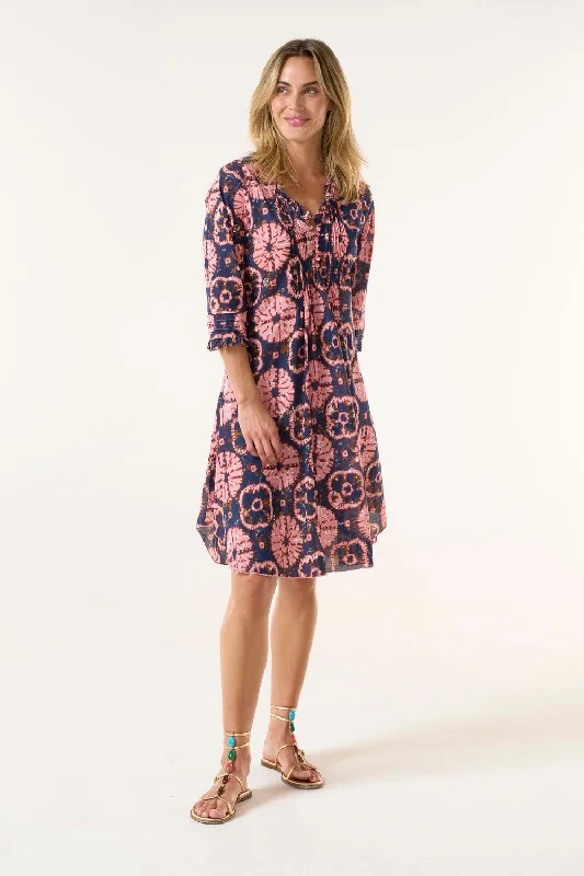 Middy Poppy Dress | Camogli Coral