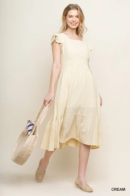 Noelle Summer Dress in Cream