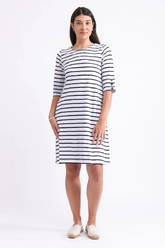 Oh Buoy Dress | Breton Stripe