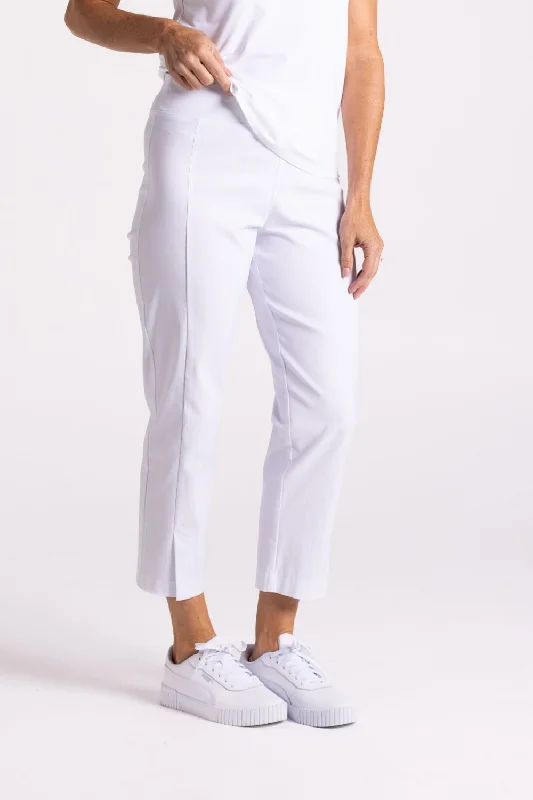 Prix 7/8 Split Pant | White