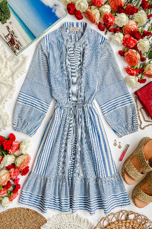 Reese 3/4 Sleeve Cotton Dress