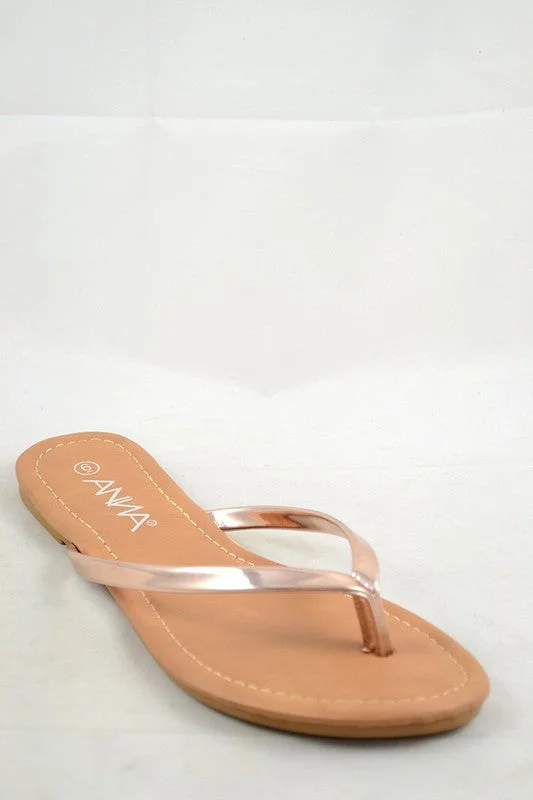 Rose Gold Flip-Flop