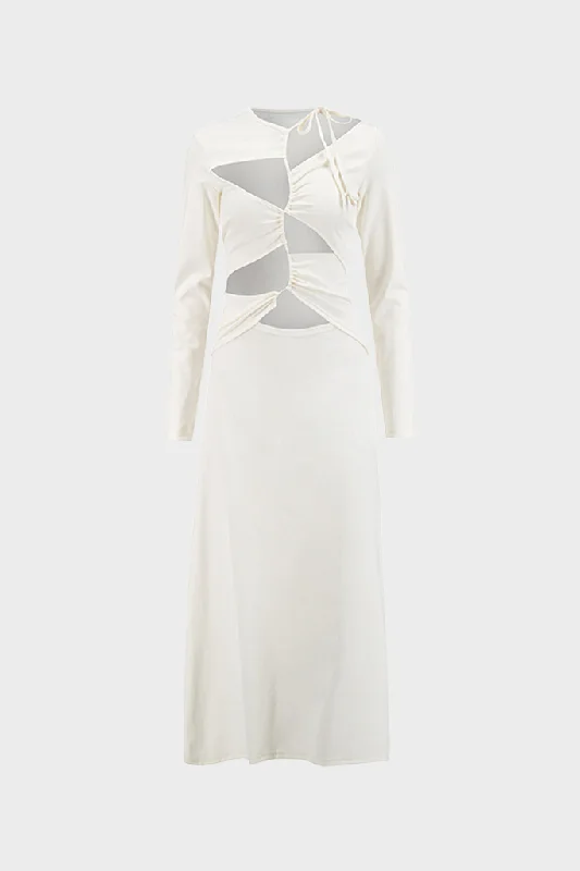 Sid Neigum - Tension Cutout Dress - Cream