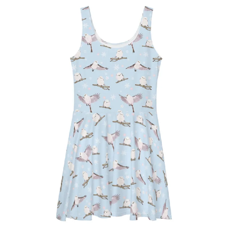 Snow Bird Skater Dress