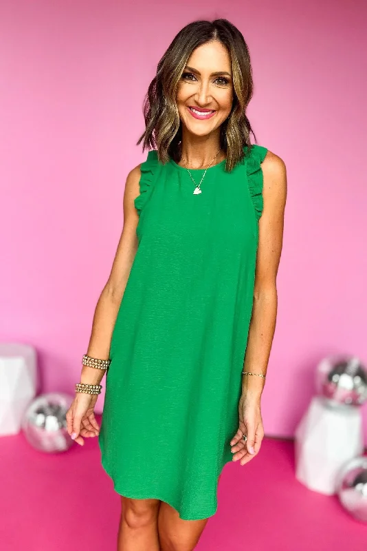 SSYS The Emma Dress In Kelly Green