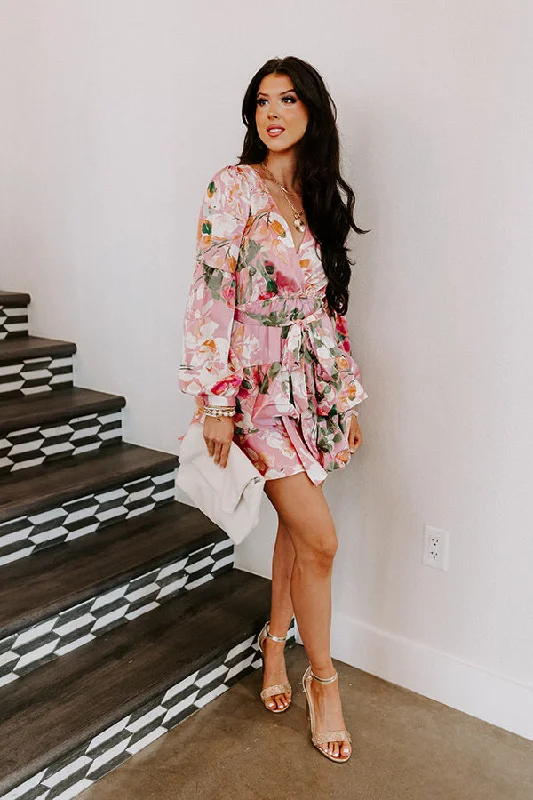 Sweet Romance Floral Ruffle Dress