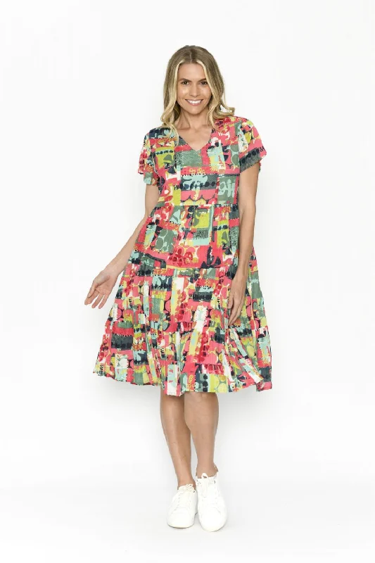 Thalia Tiered Dress | Pop Patch