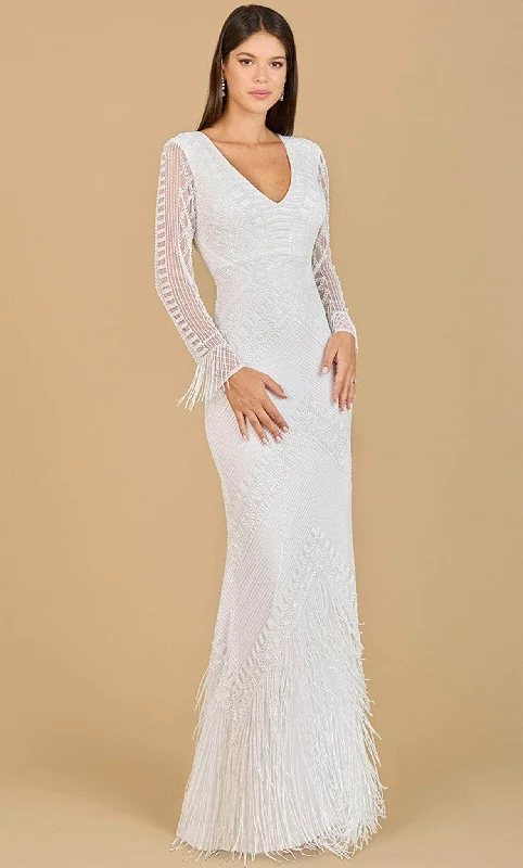 Lara Dresses 51139 - Laced Sleeves Gown