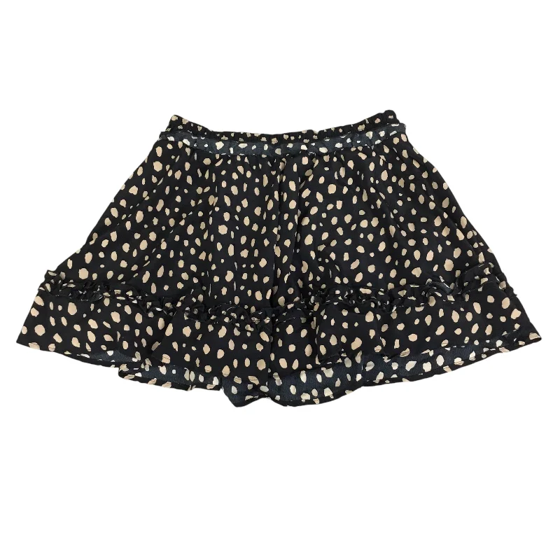 Skirt Mini & Short By Altard State In Black Tan, Size: M