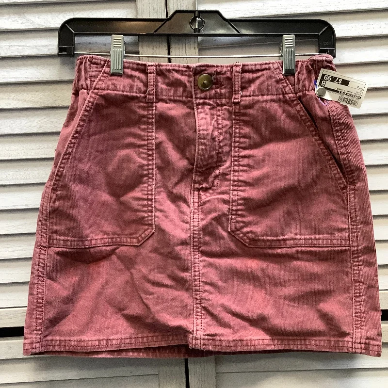 Skirt Mini & Short By American Eagle In Pink, Size: 0