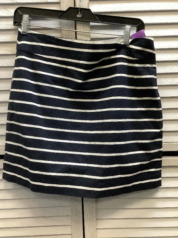 Skirt Mini & Short By Banana Republic In Striped Pattern, Size: 8