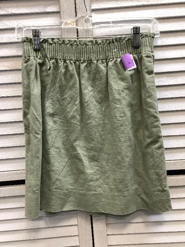 Skirt Mini & Short By J Crew In Green, Size: 0