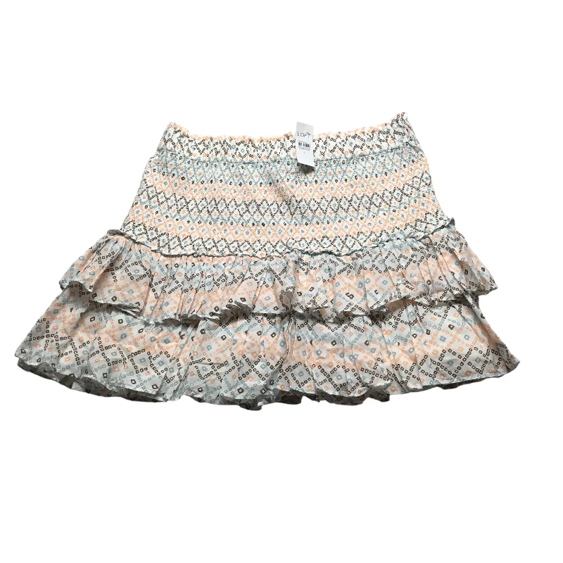 Skirt Mini & Short By Loft In White, Size: L