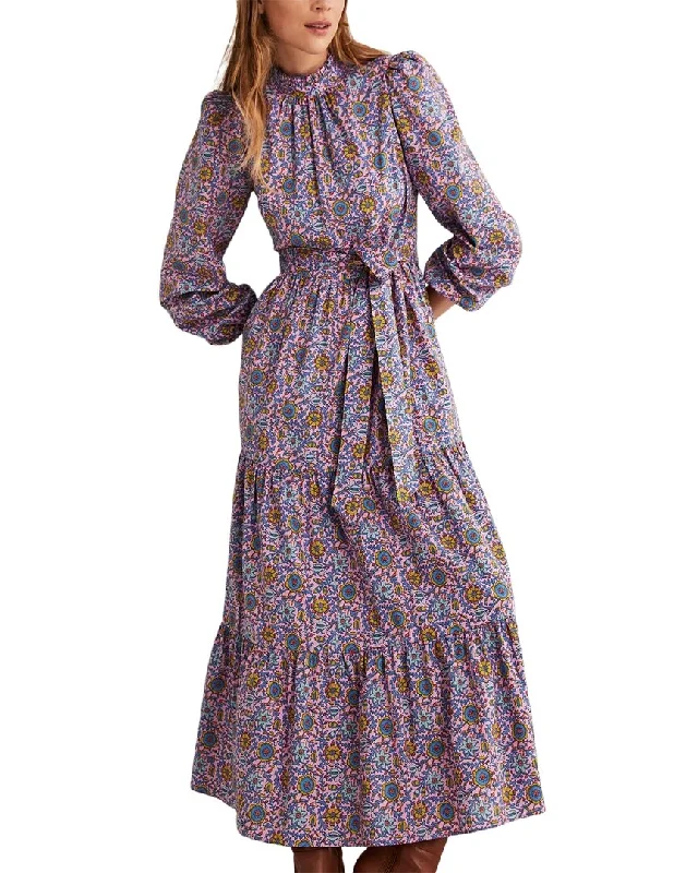 Boden Mutton Sleeve Maxi Dress