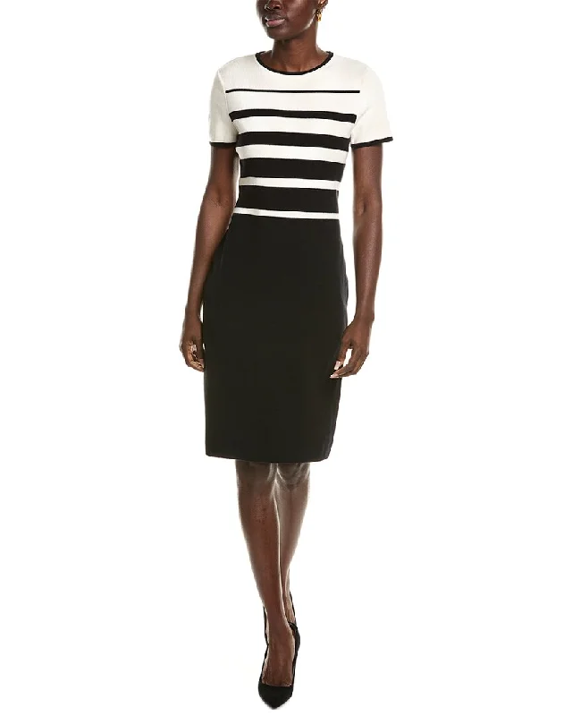 Anne Klein Stripe Sweaterdress