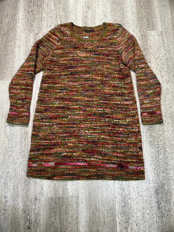 Dress Sweater By Peruvian Connection In Green, Size: L