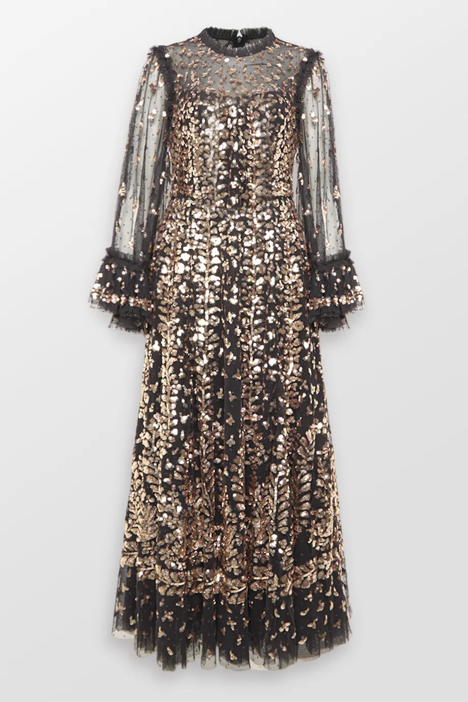 Fern Sequin Evening Dress