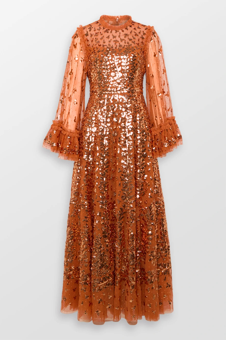 Fern Sequin Evening Dress