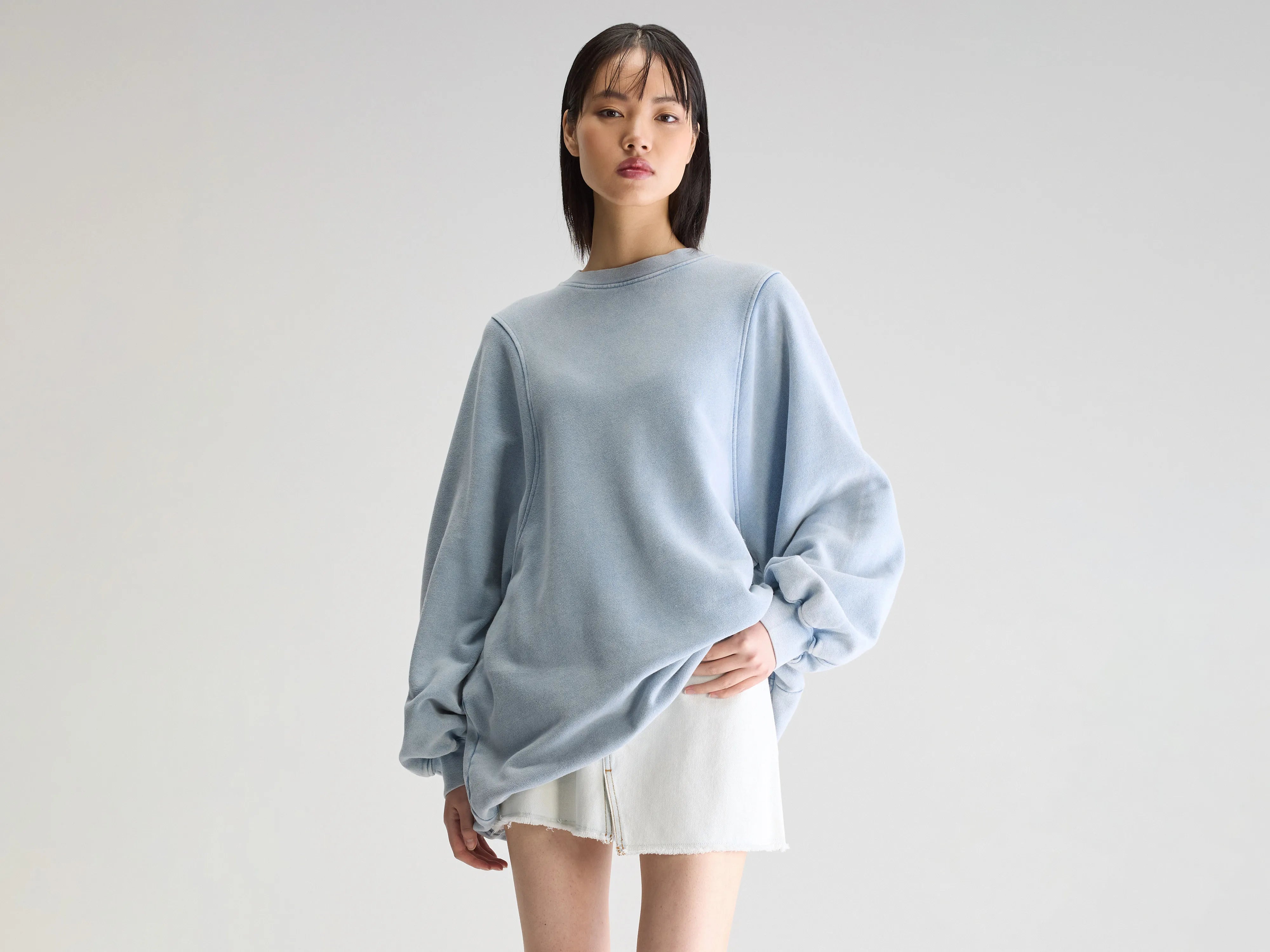 Filos sweatshirt dress (251 / W / DENIM)